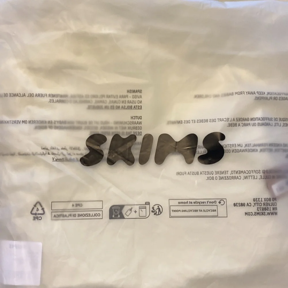 Skims Bone Fitted Short Sleeve Jersey T-Shirt - Picture 5 of 5